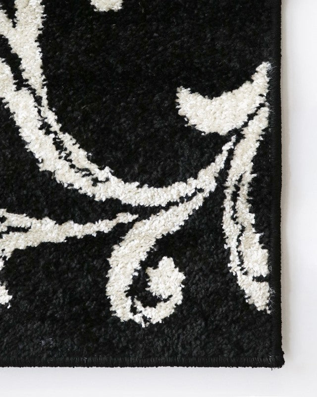 Savannah Alyssa Floor Rug - Black/Grey Multi 160x235cm - OLLO