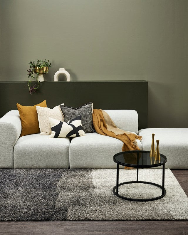 Saxony Cooper Floor Rug - Charcoal 200x290cm - OLLO