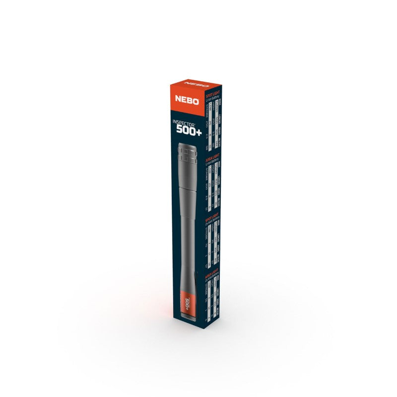 Flashlight - Nebo Inspector 500+ Clam Pack