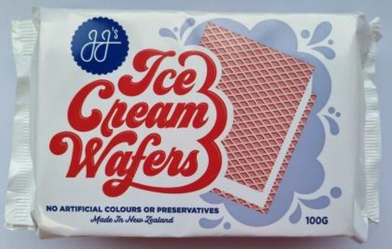 Wafers Ice Cream Pink Raspberry - JJS - 100G