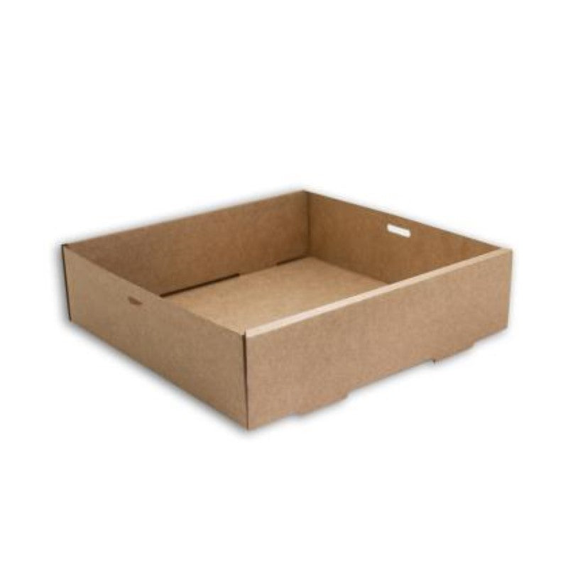 Box Paper Catering Brown Small 225x225x60mm - Huhtamaki - 10PC