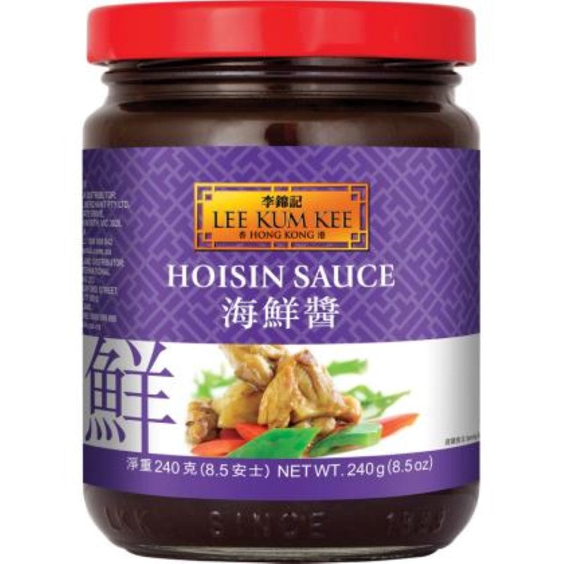 Lee Kum Kee Hoisin Sauce 240g bottle, authentic Asian condiment for enhancing stir-fries and marinades.