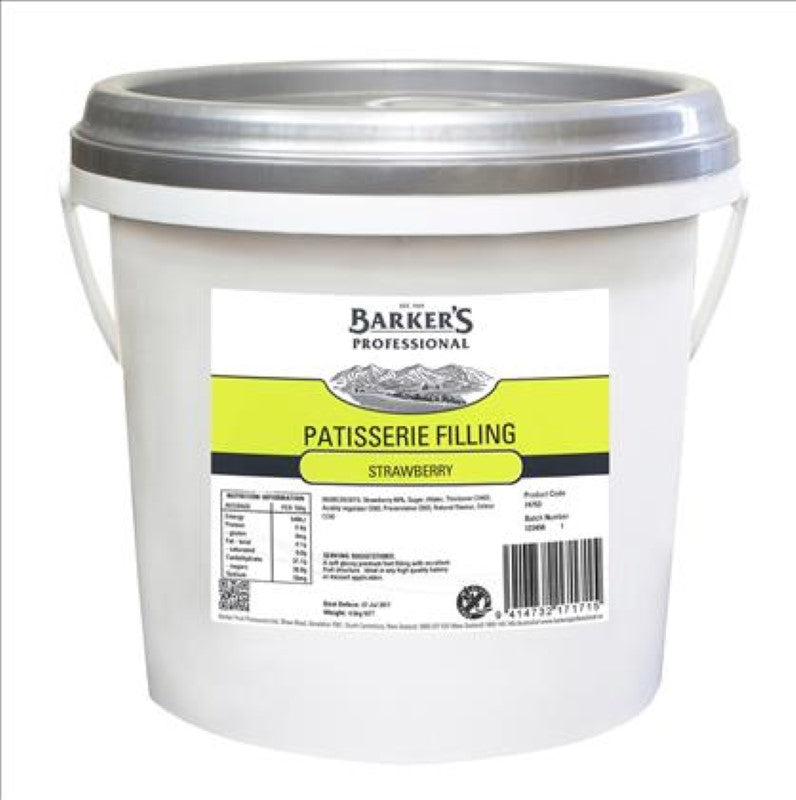 Patisserie Filling Strawberry - Barkers - 4.5KG