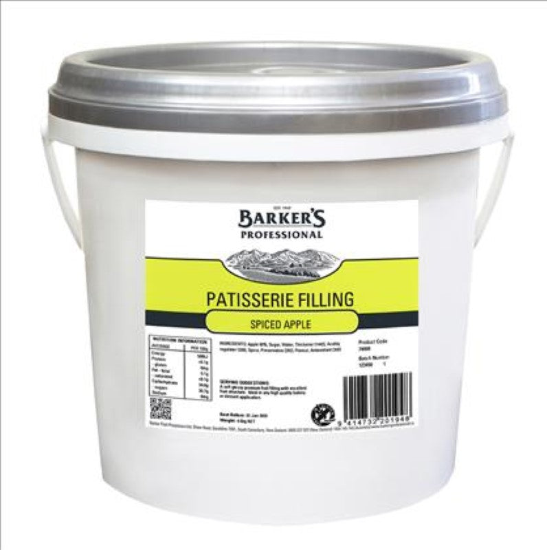 Patisserie Filling Spiced Apple - Barkers - 4.5KG