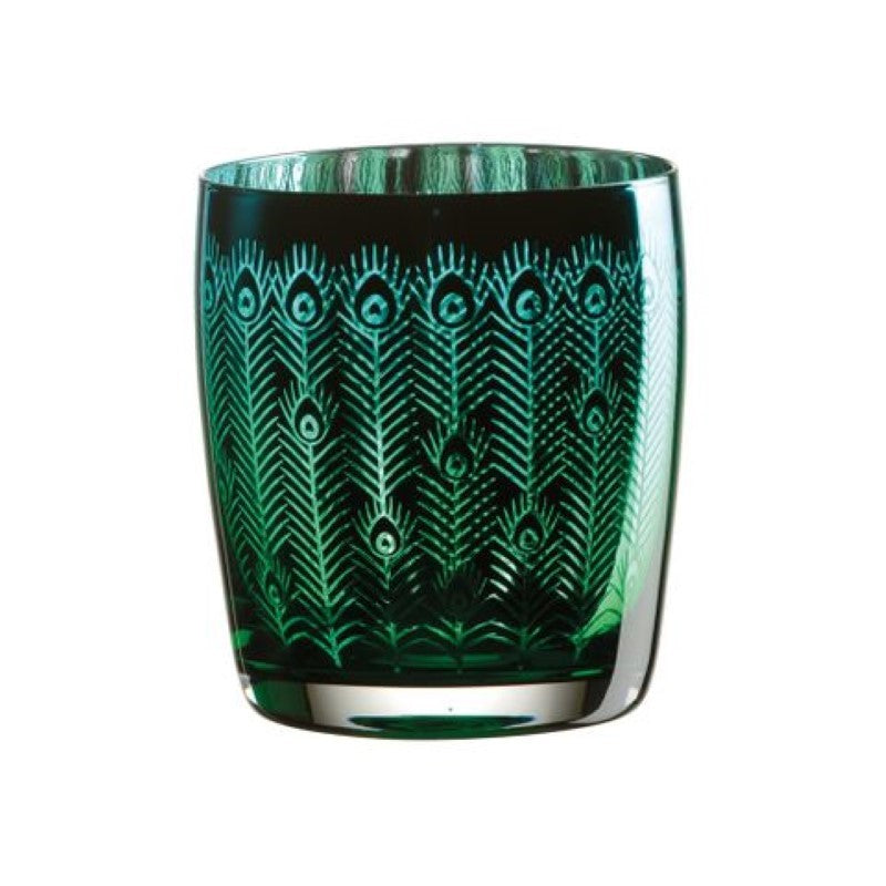 Artland Peacock Dof Tumbler  - Set of 2