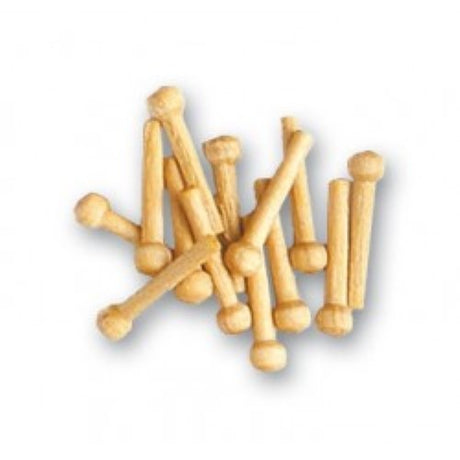 Treenail 10mm pack of 20 for model building, enhancing structural integrity and detailing in woodworking projects.