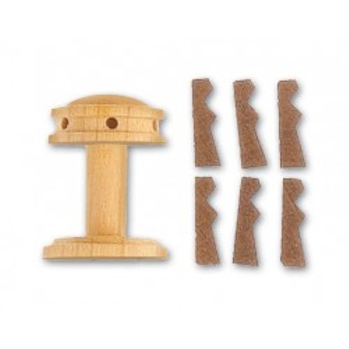 High-quality 20mm capstan fittings for model shipbuilding, enhancing realism in detailed marine models.