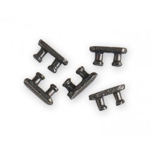 Compact 4.5x9mm fitting for model ships, ensuring precision and durability in crafting and rigging projects.