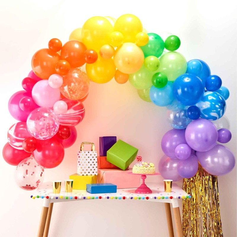 Balloon Arch Rainbow Pack of 85