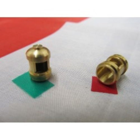 Compact 8x12mm sidelights for boats, ensuring safety and visibility during navigation in marine environments.