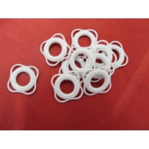 Set of 10 Life Rings measuring 17 x 17mm, ideal for model ship fittings and maritime projects.
