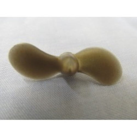 Plastic propeller for model boats, providing durability, efficiency, and reliable performance for smooth navigation.