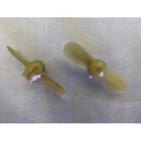 Durable plastic model boat propeller for enhanced thrust and efficiency, ideal for remote control boats.