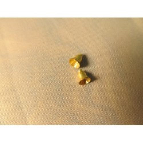 Set of two 5 x 5 mm bells, ideal for model boats and fittings.
