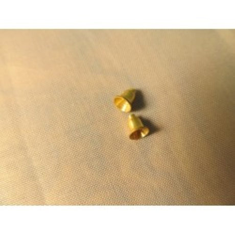 Set of two 5 x 5 mm bells, ideal for model boats and fittings.