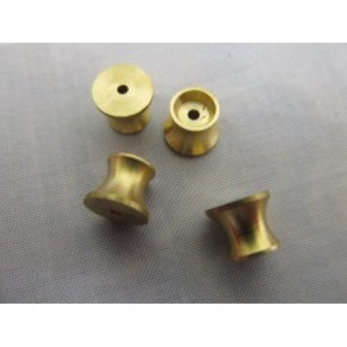 Four durable 10x8mm warping ends for enhancing model boat performance and realism.