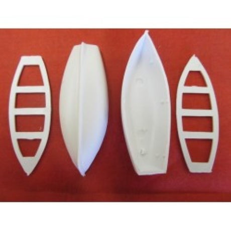 Premium 25x65mm lifeboat fittings for model boats, enhancing detail and authenticity with durable, robust materials.