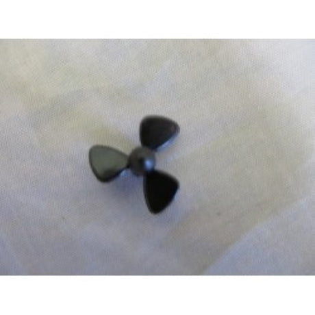 Durable 20mm left-hand plastic propeller for model boats, ensuring optimal steering and smooth sailing performance.