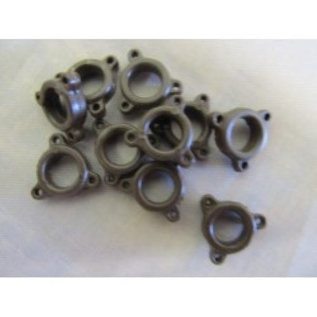 Set of 10 durable turnbuckles for rigging and tension adjustment in model boats, ensuring optimal performance and reliability.