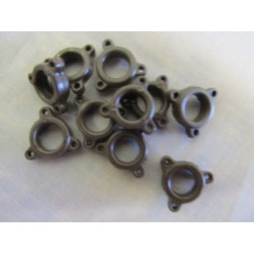 Set of 10 durable turnbuckles for rigging and tension adjustment in model boats, ensuring optimal performance and reliability.