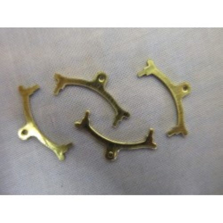 Set of four durable parrel fittings for securing sails, ideal for both amateur and professional sailors.