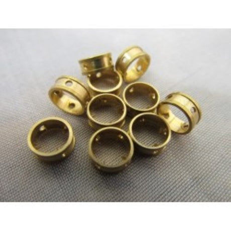 Set of 10 7mm rings for model fittings, ideal for enhancing detail in shipbuilding projects.
