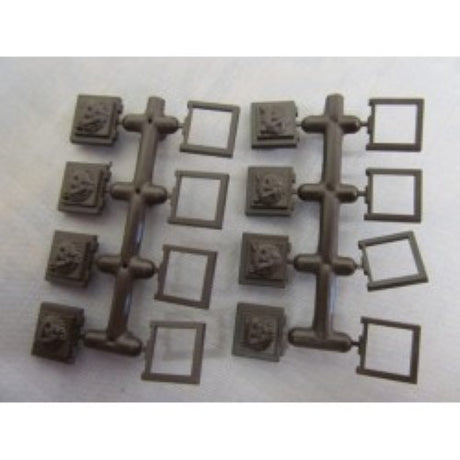 Set of 4 gunports for model boats, crafted for detail and durability to enhance maritime model authenticity.