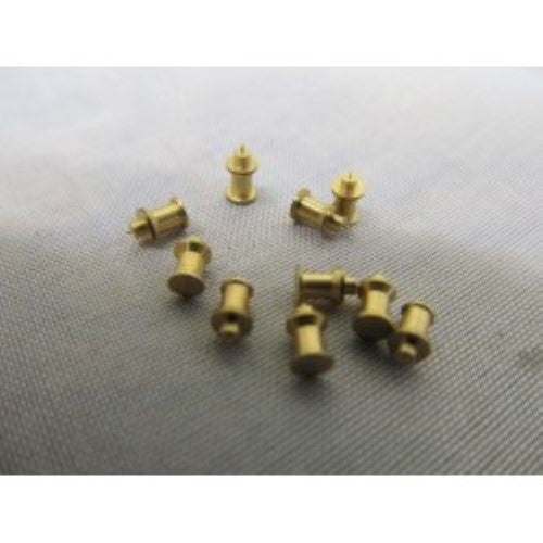 Precision V-shaped bollard for model boats, enhancing mooring stability and authenticity.