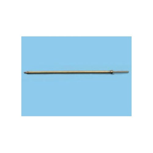 Durable Billing Boats propeller shaft, 5mm diameter, 225mm length, ideal for reliable model boat propulsion.