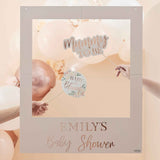 Baby In Bloom Photobooth Frame Customisable Floral Foiled With Stickers