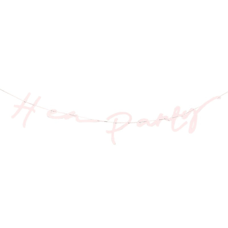 Boho Bride Banner for hen parties, 1.5m eco-friendly cardboard bunting in vibrant colors, perfect for decor and photos.
