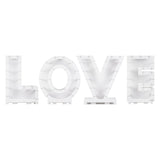 Botanical Wedding Balloon Mosaic Love Shaped