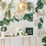 Botanical Hen Party Gold Chrome Balloon Arch Pack of 55