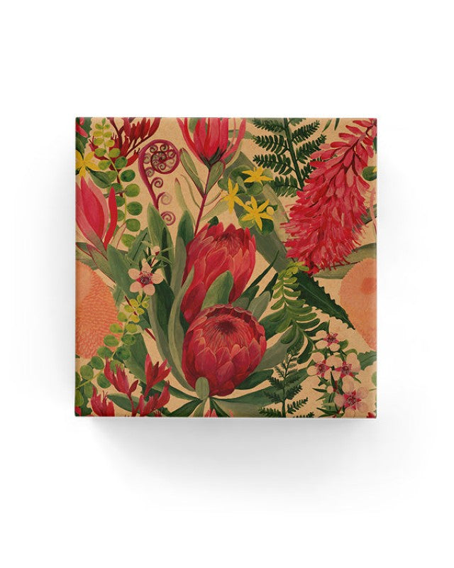 Wrapping Paper - Protea Garden on Kraft Wrap