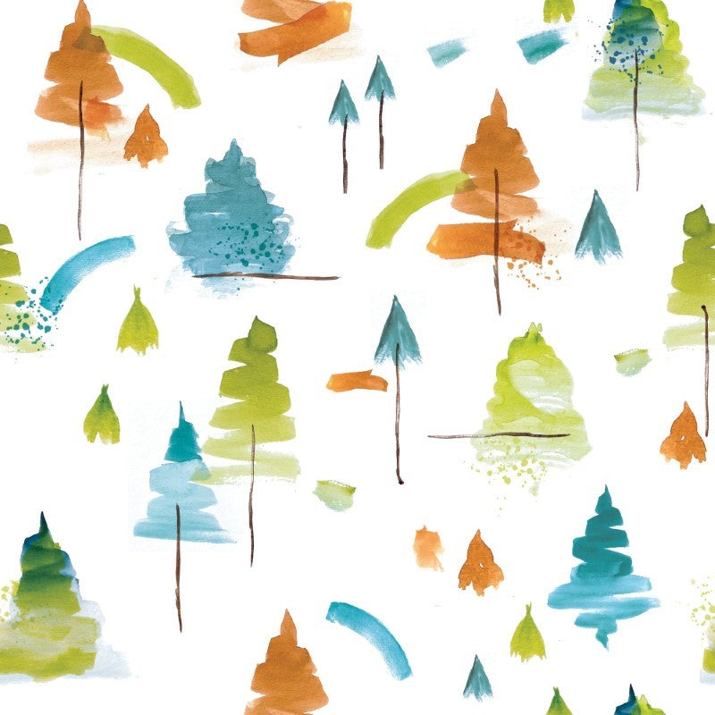 Wrapping Paper - Xmas Abstract Trees Wrap