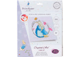 CrystalArt - Peter Rabbit and Mum 18x18cm Card