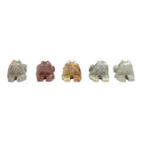 Frog Soapstone Carving - Set of 5