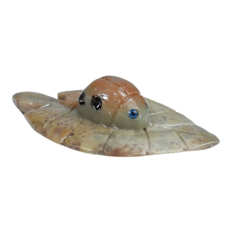Lady Bug Soapstone Carving - Set of 5