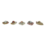 Lady Bug Soapstone Carving - Set of 5