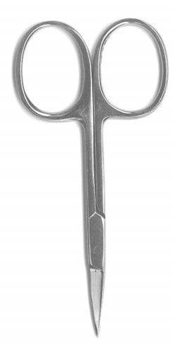 3.5-inch stainless steel curved scissors for precise cutting of paper, fabric, and various crafting materials.