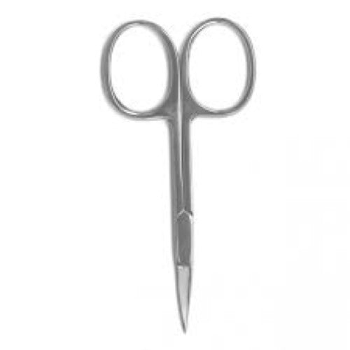 3.5-inch stainless steel decal scissors designed for precise cuts in paper, vinyl, and fabric, perfect for crafters and hobbyists.