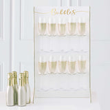 Gold Wedding Prosecco Wall 60cm