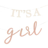 Hello Baby Bunting It's A Girl White & Blush 1.5m