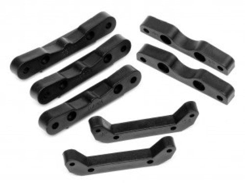 HPI Racing Suspension Holder Std for Trophy Series, enhancing stability and performance of RC vehicles.