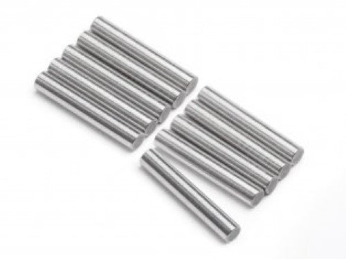 Ten durable 1.65x10mm pins for HPI Racing RC vehicles, ensuring precision and reliable performance in races and bashes.