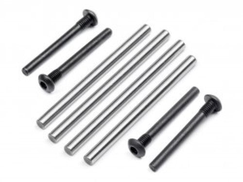 HPI Racing gRS4 Hinge Pin Set for enhanced RC car stability and performance during races.