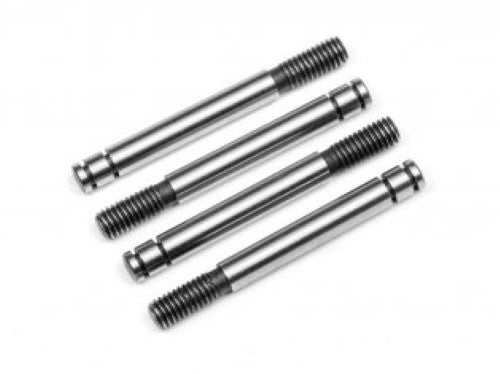 HPI Racing Shock Shaft Set (4) for enhanced durability and performance in RC cars, ideal for hobbyists and enthusiasts.