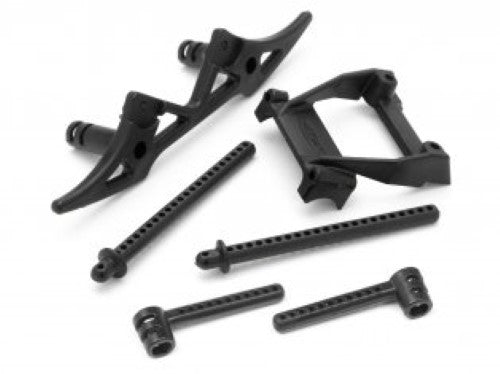 HPI Racing Micro RS4 Bumper and Body Posts kit ensures durability, stability, and peak performance for RC enthusiasts.