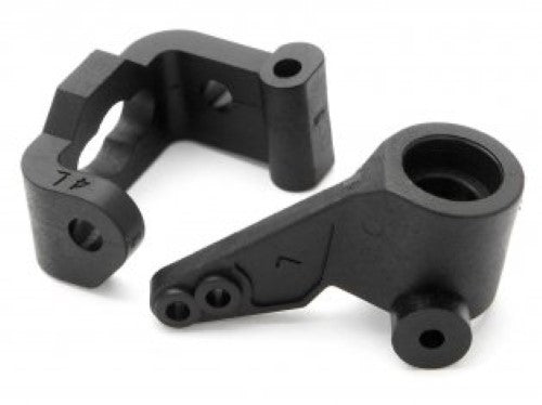 HPI Racing FR C Hub/Knuckle Arm set for enhanced steering and precise control in RC vehicles.
