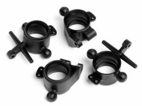 HPI Racing E10 Hub Carrier set for RC cars, enhancing stability and handling for optimal performance on all terrains.